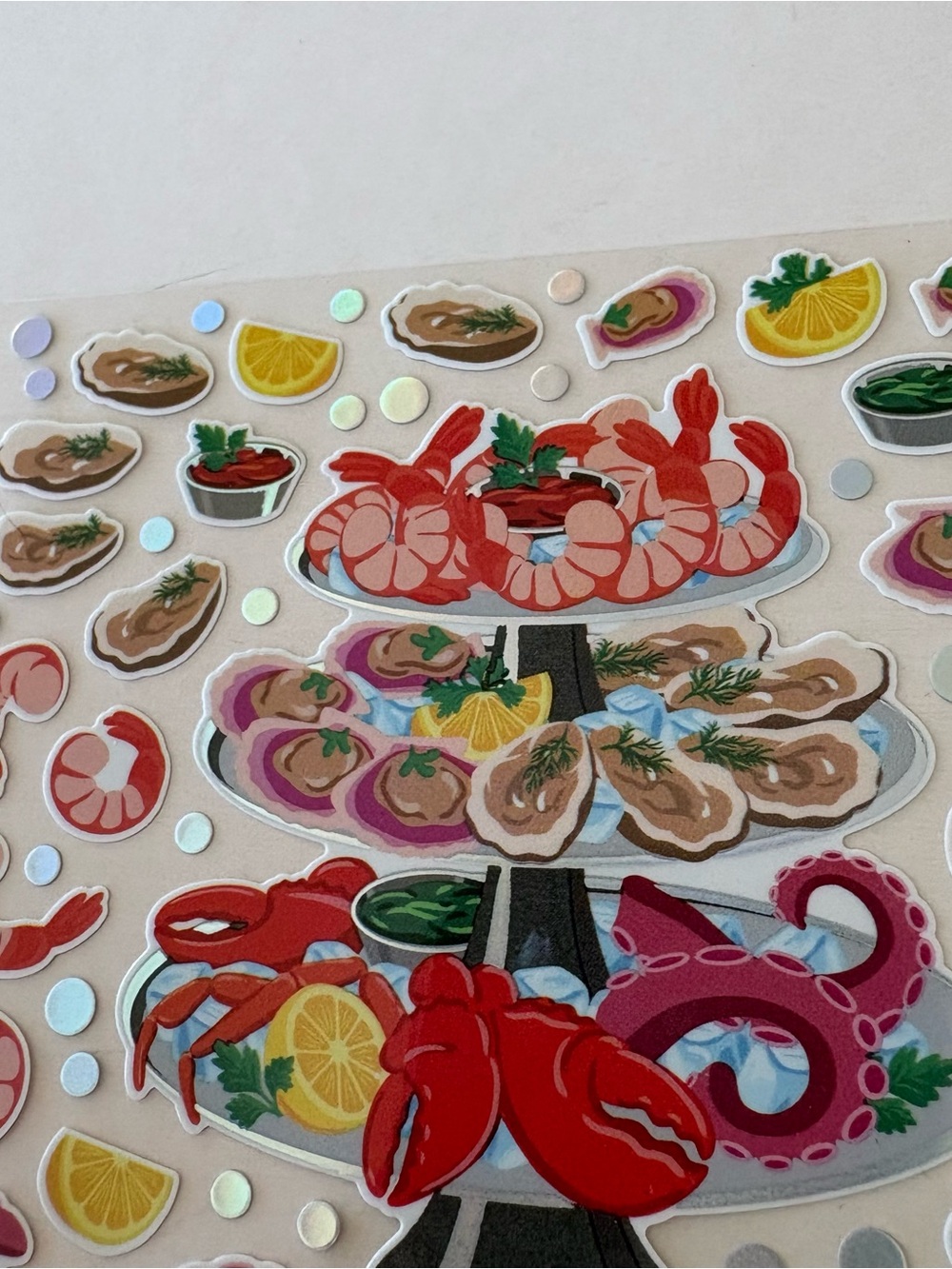 Grocery-Themed Sticker Sheet — Pasta, Sardines, Tomatoes & Rose Lemonade - Picture 11 of 13